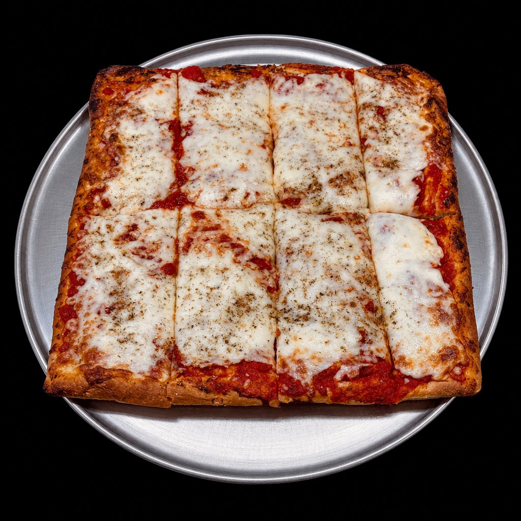 16" Sicilian Style Pizza.