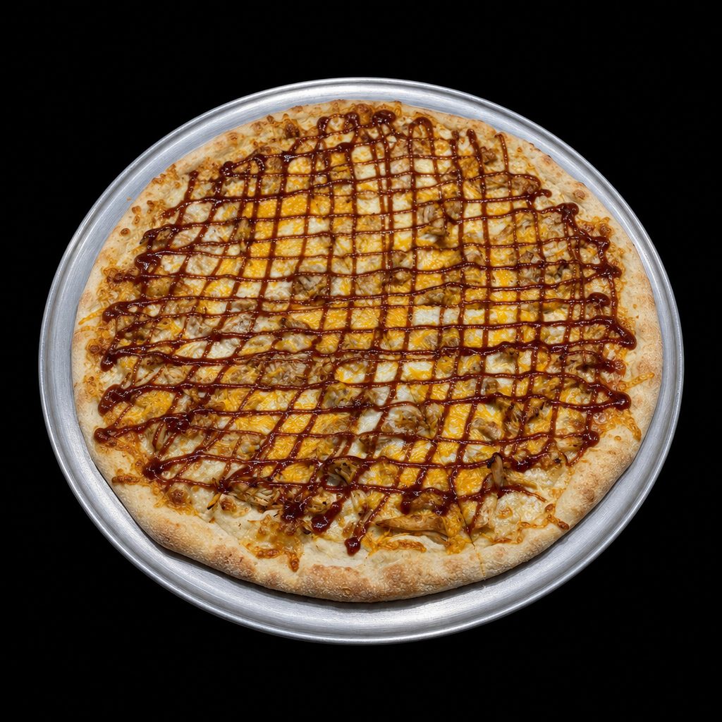 BBQ Chicken Pizza.