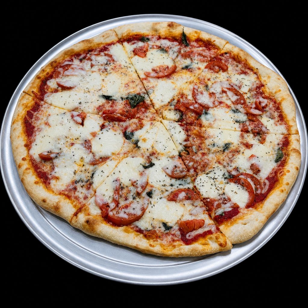 3 Cheese Margherita Pizza.