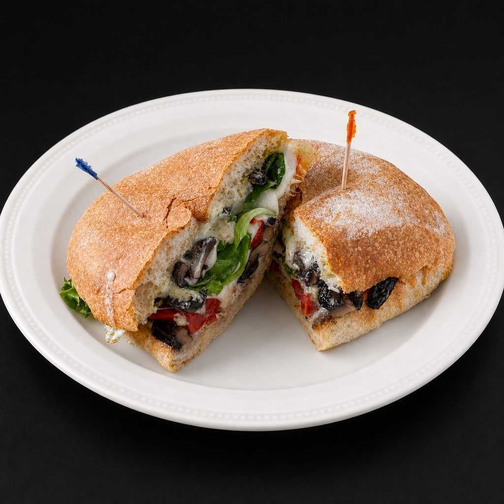 Roasted Balsamic Portobello Melt.